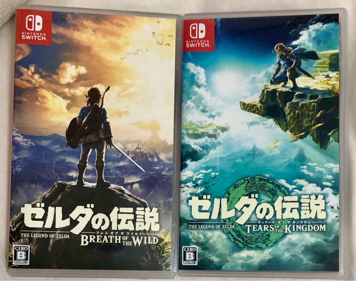 値下げ不可/詳細必読 ゼルダの伝説 ブレス オブ ザ ワイルド & ティアーズ オブ ザ キングダム セット ブレワイ ティアキン