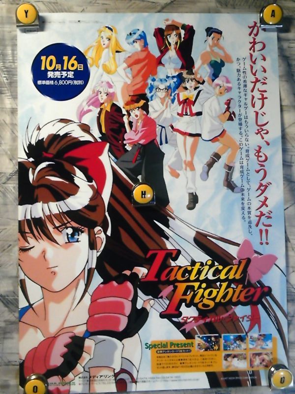 SE【B2-ポスター515x728】タクティカルファイター/育成ゲーム/'97-セガサターン発売告知未使用ポスター_画像1