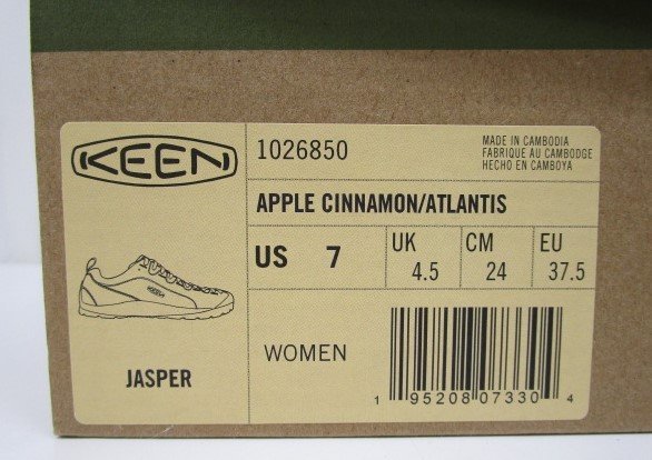 [ отправка в тот же день ] KEEN JASPER 1026850 женская обувь уличный спортивные туфли APPLE CINNAMONxATLANTIS 24cm 331