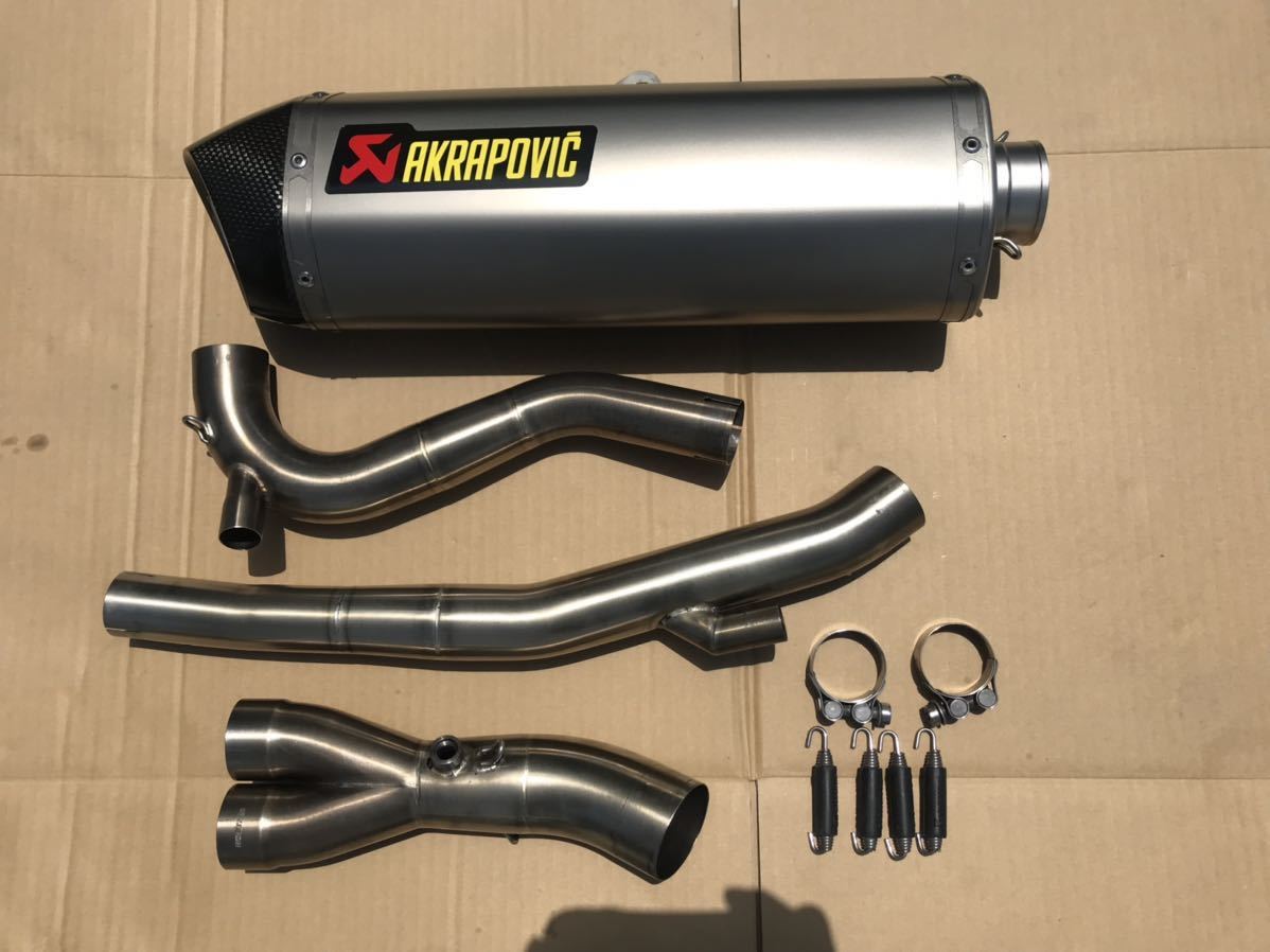 Vストローム650 C733M 17-23 AKRAPOVIC エキゾーストシステム S-S6R9-WT