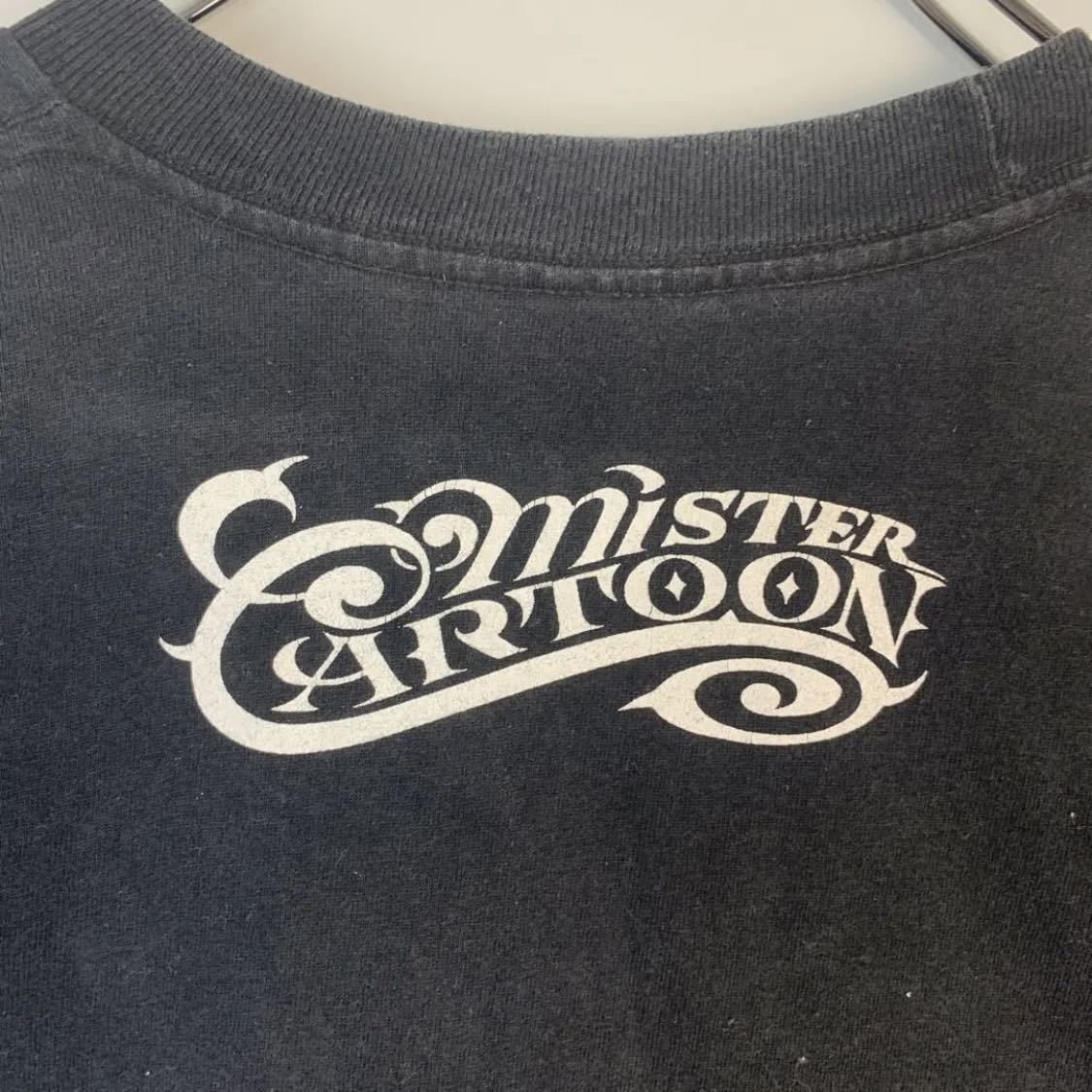 当時物 STUSSY x ミスターカートゥーン ステューシー Tシャツ-