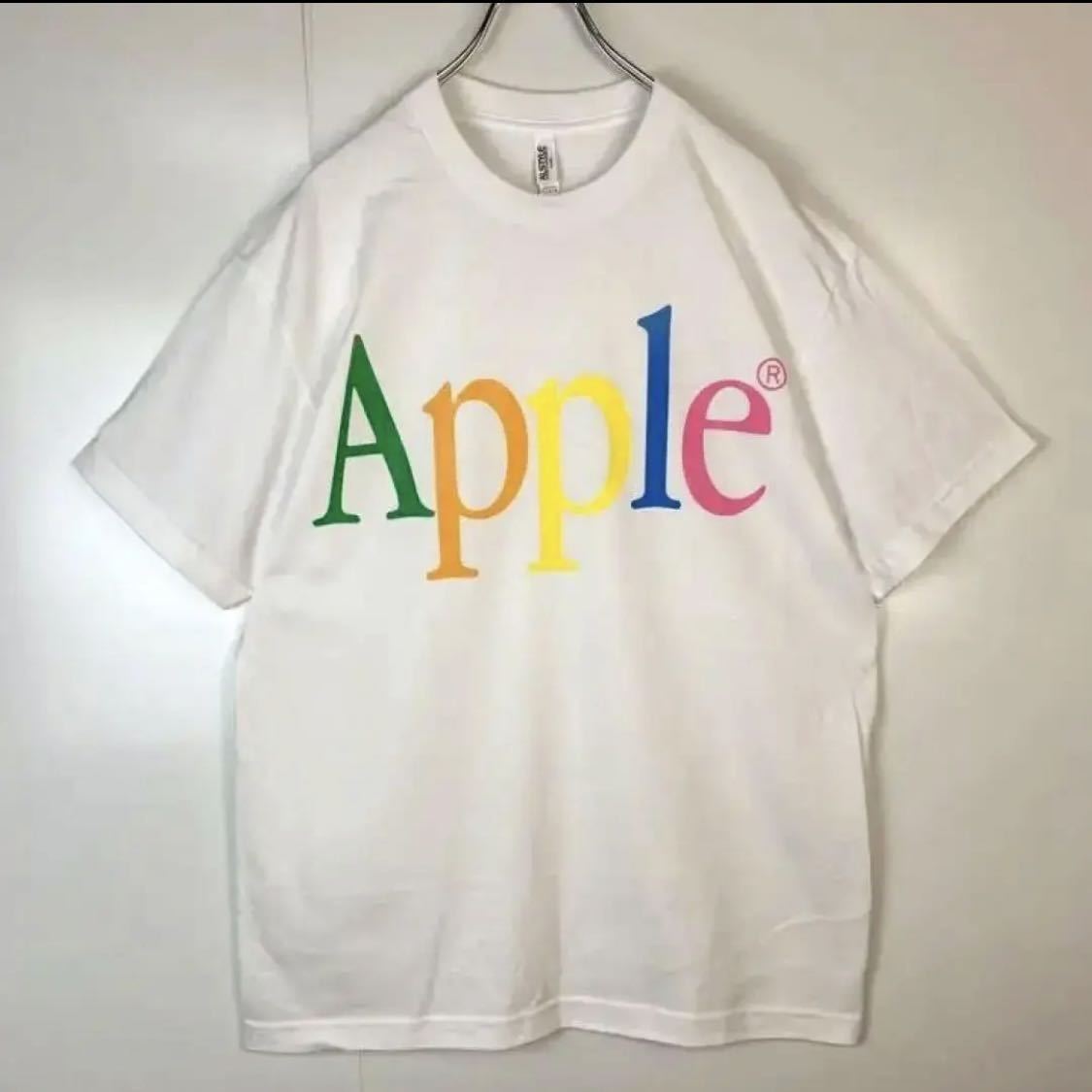 アップル Mac APPLE Tシャツ 白 トラビススコット 古着 大判 90s 企業