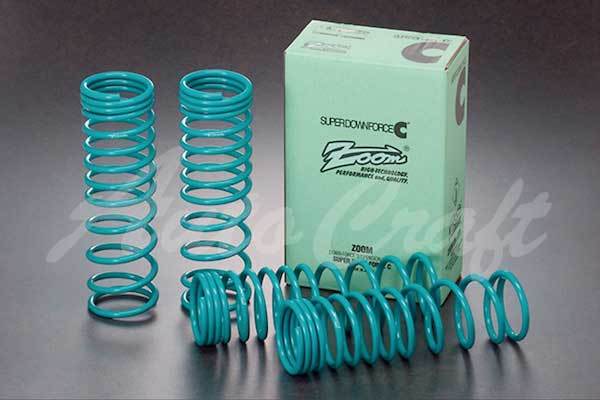 ZOOM ズーム スーパーダウンフォースC 1台分セット ダウンサス クラウン GRS180 H15.12~H20.2 4GR-FSE FR 2.5L