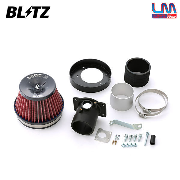 BLITZ ブリッツ サスパワー コアタイプLM レッド エアクリーナー レクサス IS300h AVE30 H25.5～ 2AR-FSE_画像1