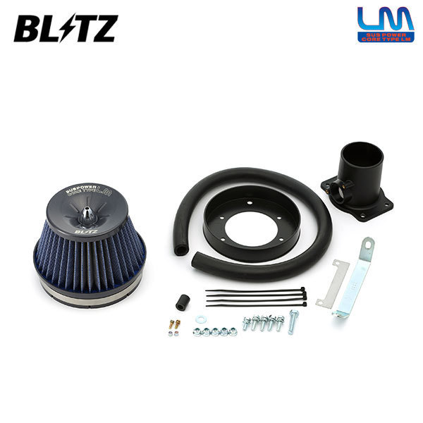 BLITZ ブリッツ サスパワー コアタイプLM ブルー エアクリーナー ヴォクシー AZR60G AZR65G H16.8～H19.6 1AZ-FSE_画像1