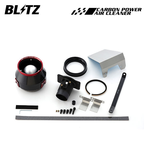 BLITZ ブリッツ カーボンパワーエアクリーナー プリウスPHV ZVW52 H29.9～ 2ZR-FXE GRスポーツ_画像1