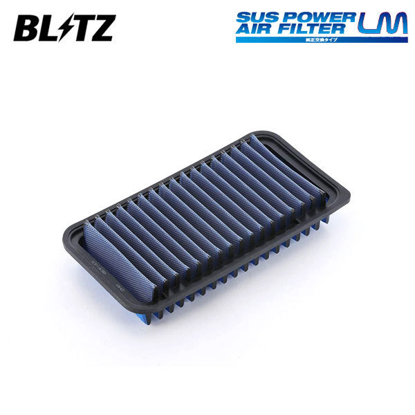 BLITZ ブリッツ サスパワー エアフィルター LM ST-43B オーパ ZCT10 H12.5～ 1ZZ-FE FF 17801-22020_画像1