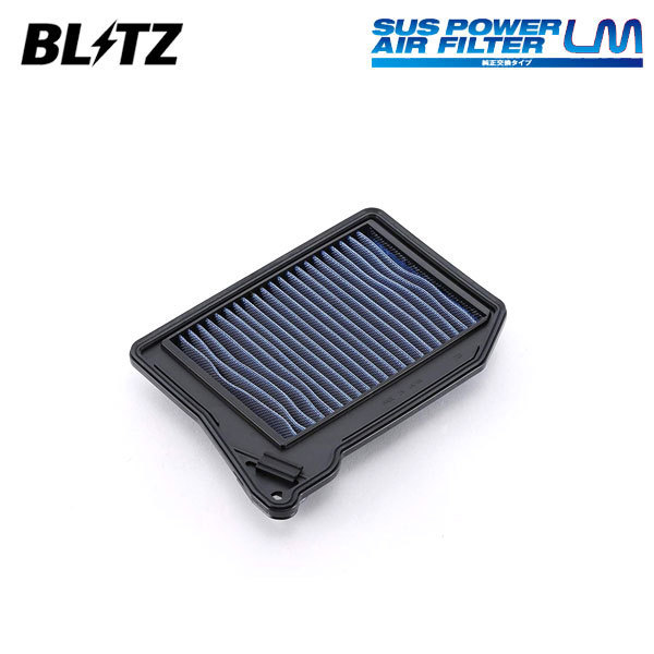 BLITZ ブリッツ サスパワー エアフィルター LM SS-730B フレアワゴンカスタムスタイル MM42S H27.8～ R06A ターボ 1A12-13-Z40_画像1