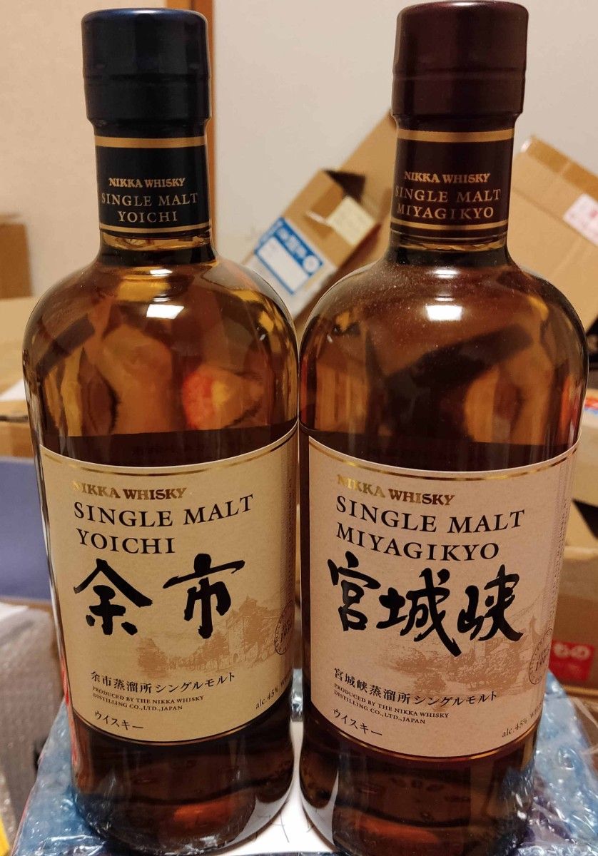 NIKKA 余市 宮城峡700ミリ シングルモルト Yahoo!フリマ（旧）-