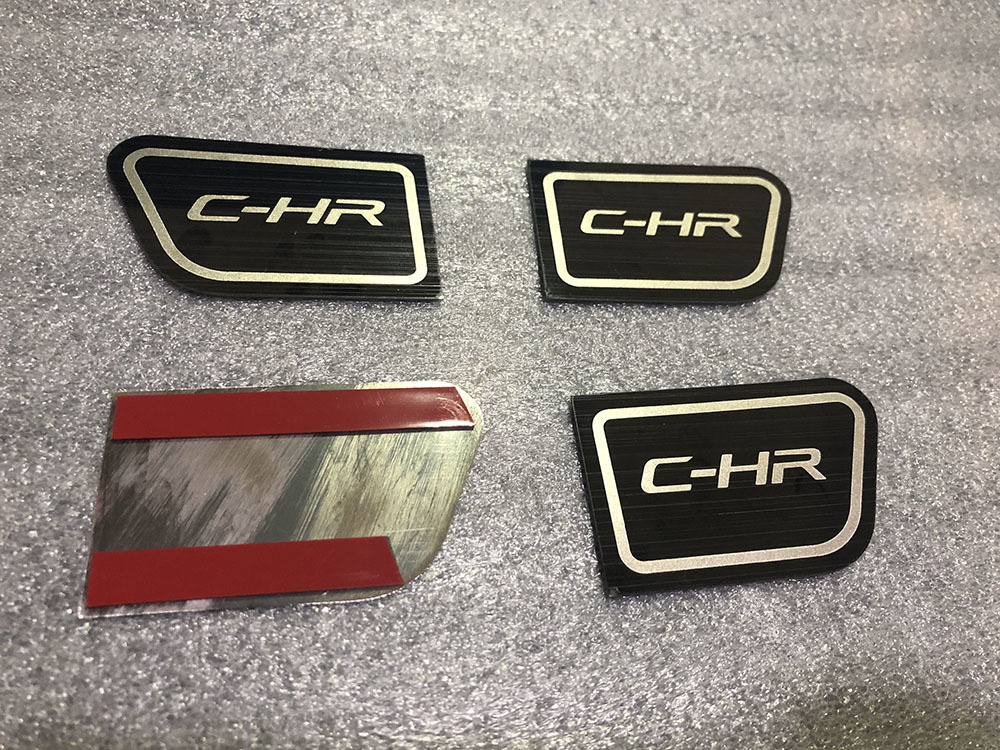 黒★ドア インナー ハンドル プレート カバートヨタ CHR C-HR 4枚 ステンレス_画像5