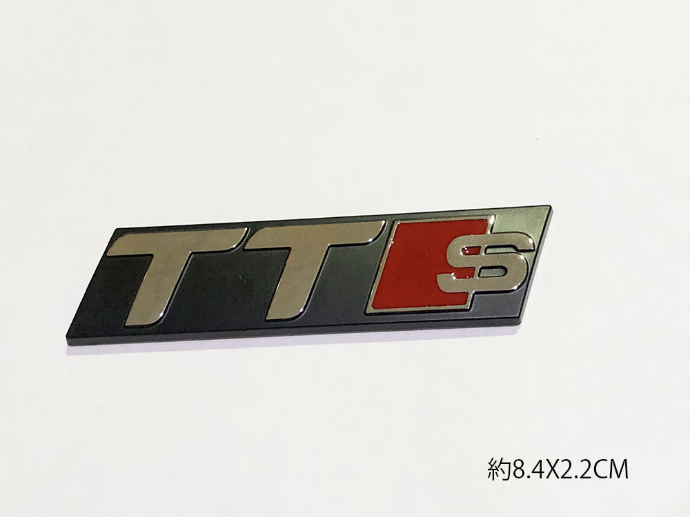 アウディ TT 8J TTSエンブレム リア エンブレム 両面テープ付_画像4
