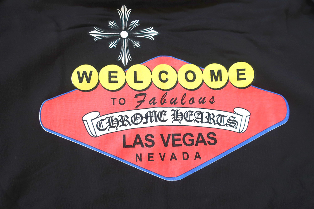 (L)ラスベガス店限定Chrome Hearts Las Vegas Hooded Sweatshirtクロムハーツべガススウェットパーカ_画像4