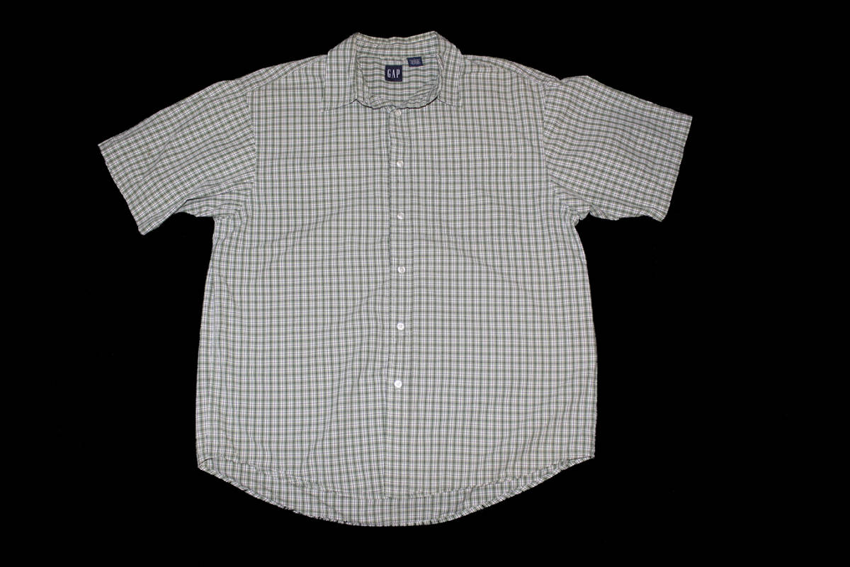OLD GAP P;AID S/S SHIRT ギャップ チェックシャツ_画像1