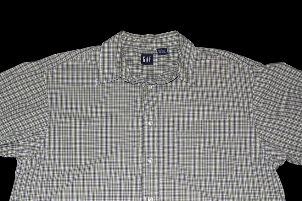 OLD GAP P;AID S/S SHIRT ギャップ チェックシャツ_画像2