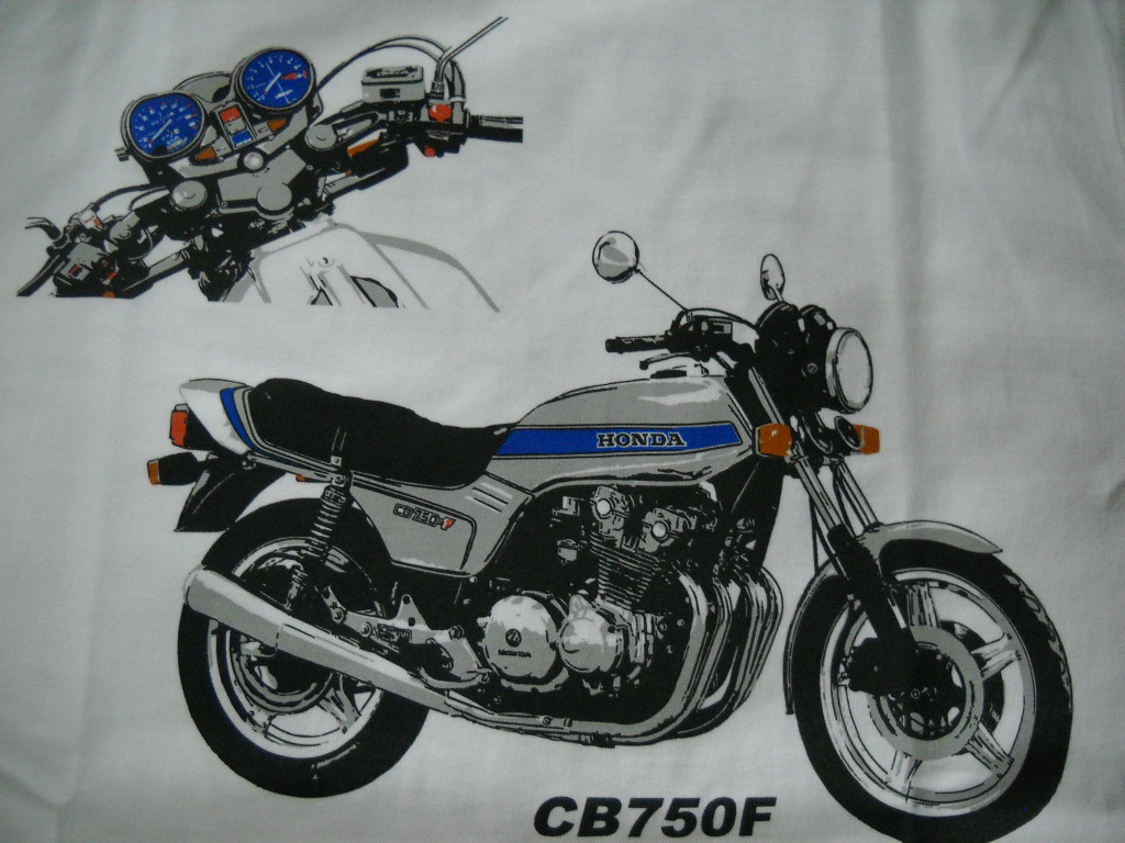 ★数量限定 ホンダ正規品 CB750F CB750 RC04（ FZ FA FB FC ）Tシャツ 空冷750cc ウイングエンブレム& Always the one Honda CB サイズM★_画像1