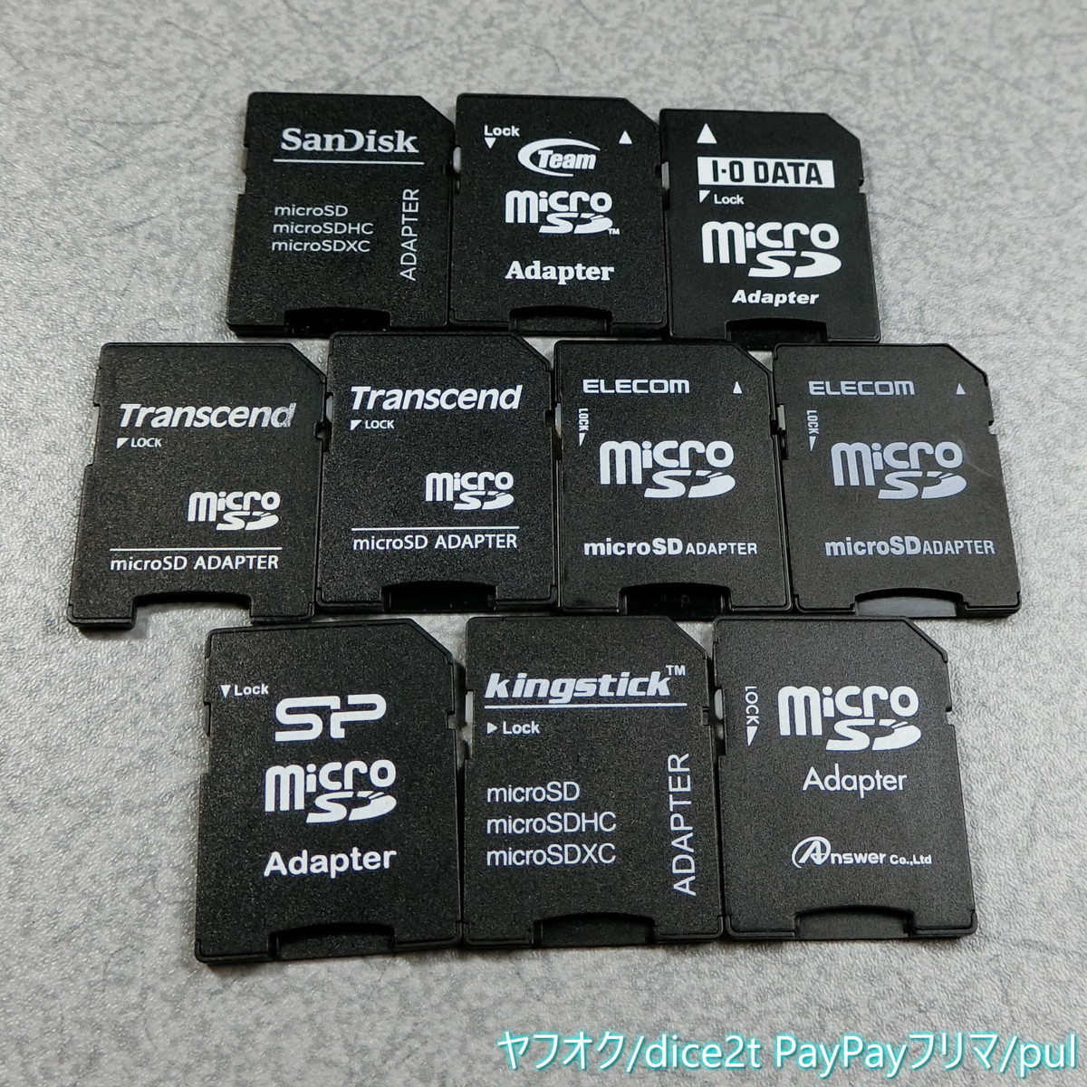 microSDカード microSDXCカード 128GB 10枚セット アダプター ケース付_画像2