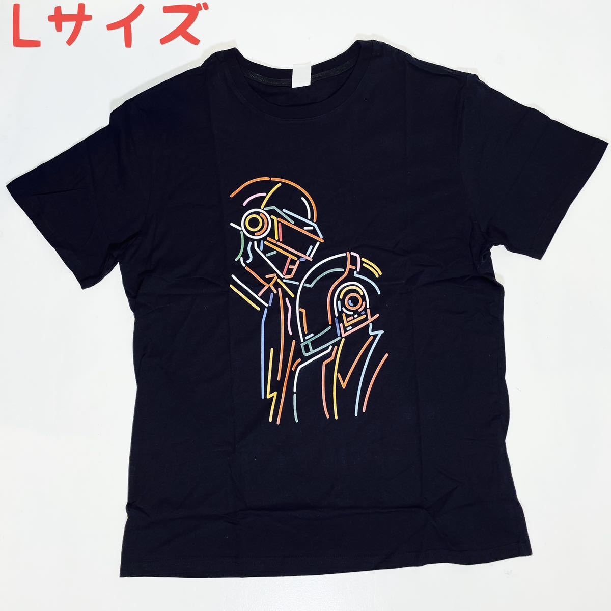 【新品】Lサイズ DAFT PUNK ダフトパンク Tシャツ