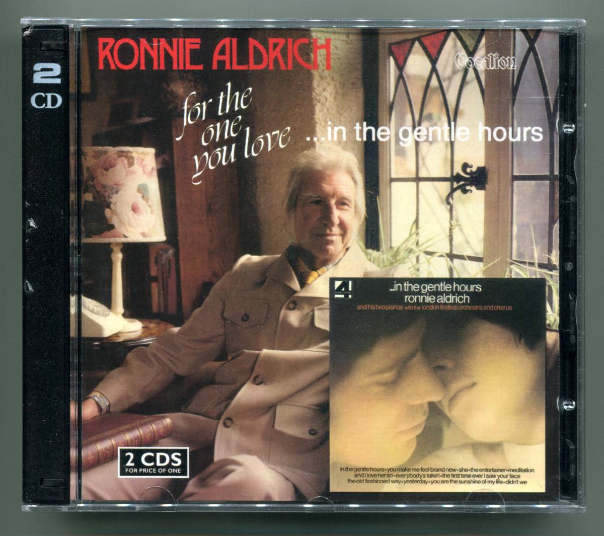 ☆送料込/未開封/ ロニー・アルドリッチ　Ronnie Aldrich / For The One You Love ＋ For The One You Love / 2枚組_画像1