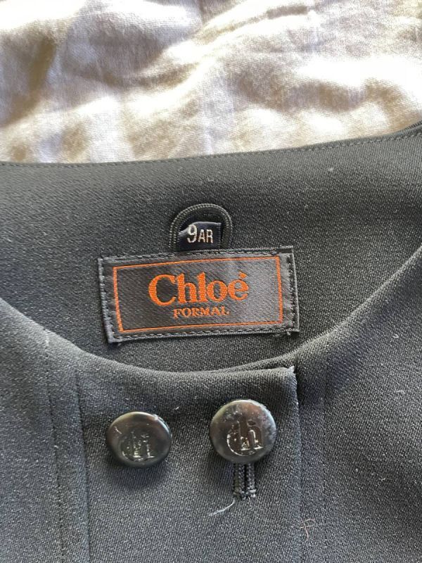 Chloe クロエ ジャケット 9AR 黒 ブラック|PayPayフリマ