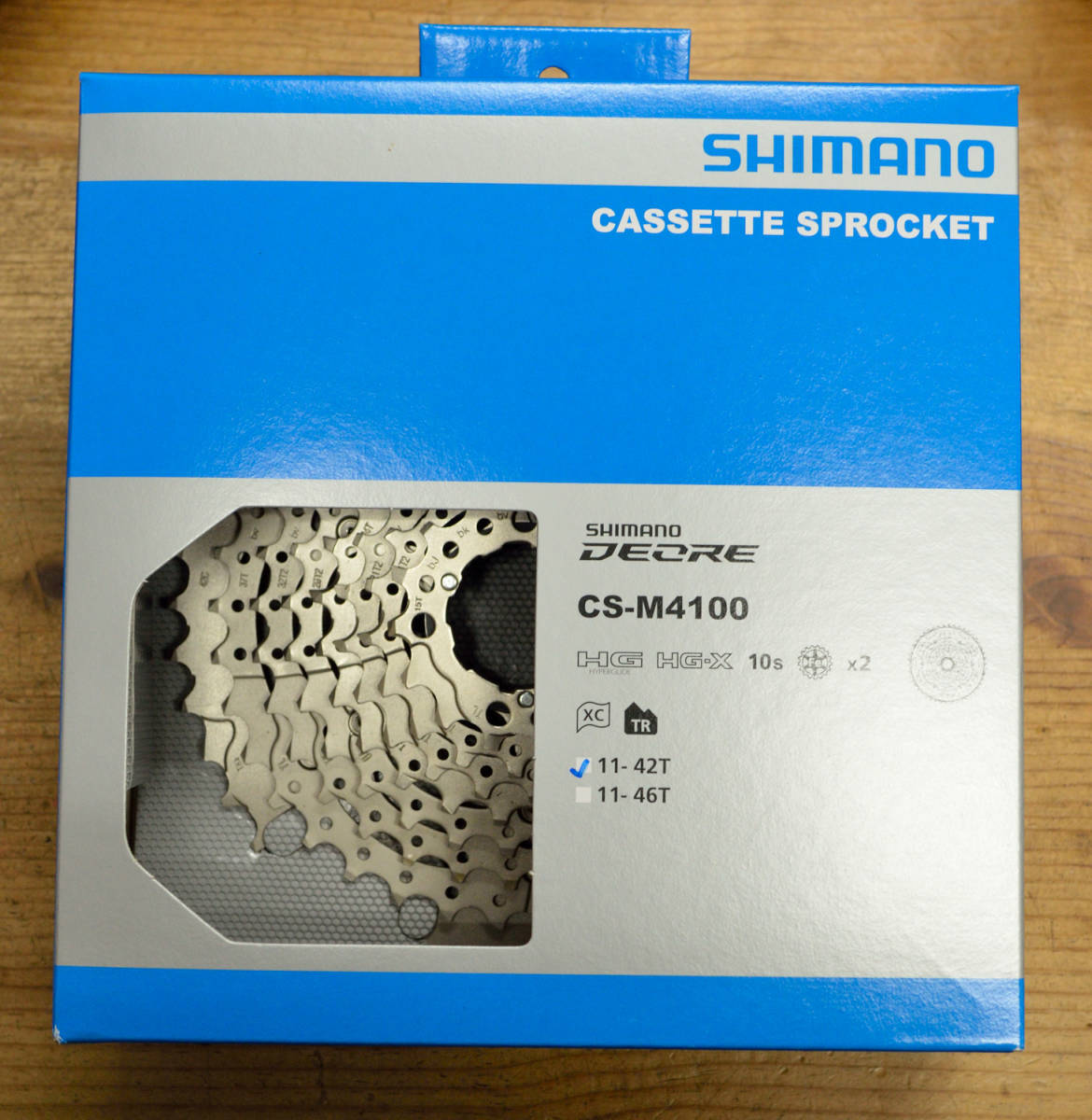 SHIMANO　CS-M4100　11-42T　MTB/DEORE/10SPEED/10速/10スピード/デオーレ/シマノ/グラベル/