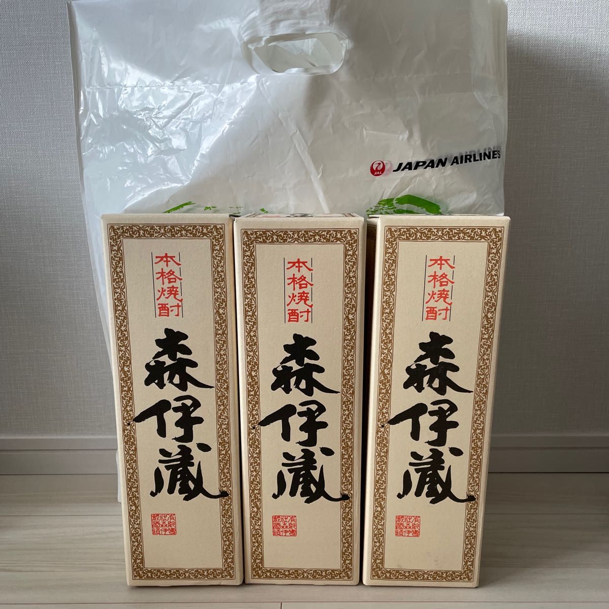 独特な店 JAL 国際線 芋焼酎 森伊蔵 25度 720ml ビジネスクラス 機内