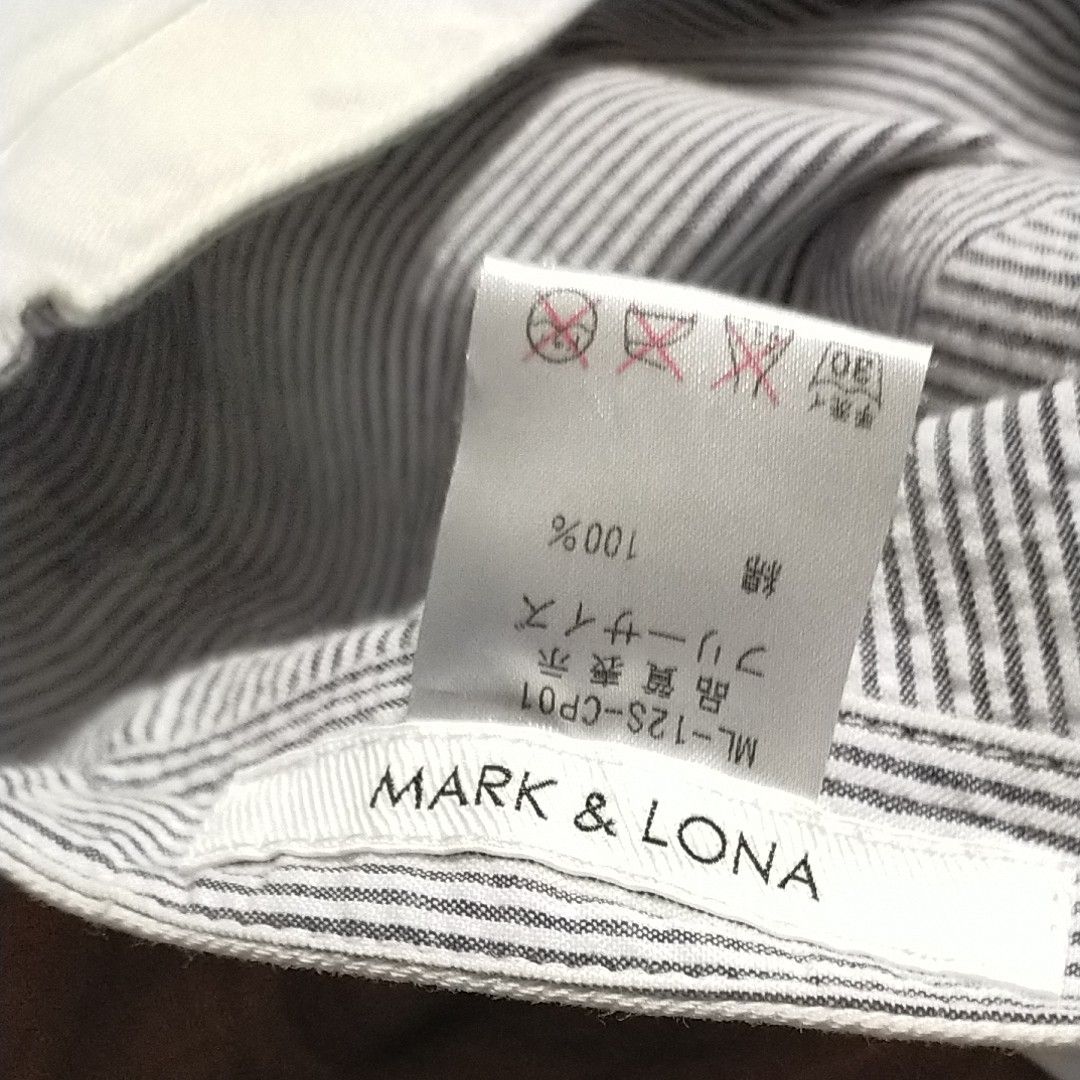 mark&lona マークアンドロナ キャスケットキャップホワイト