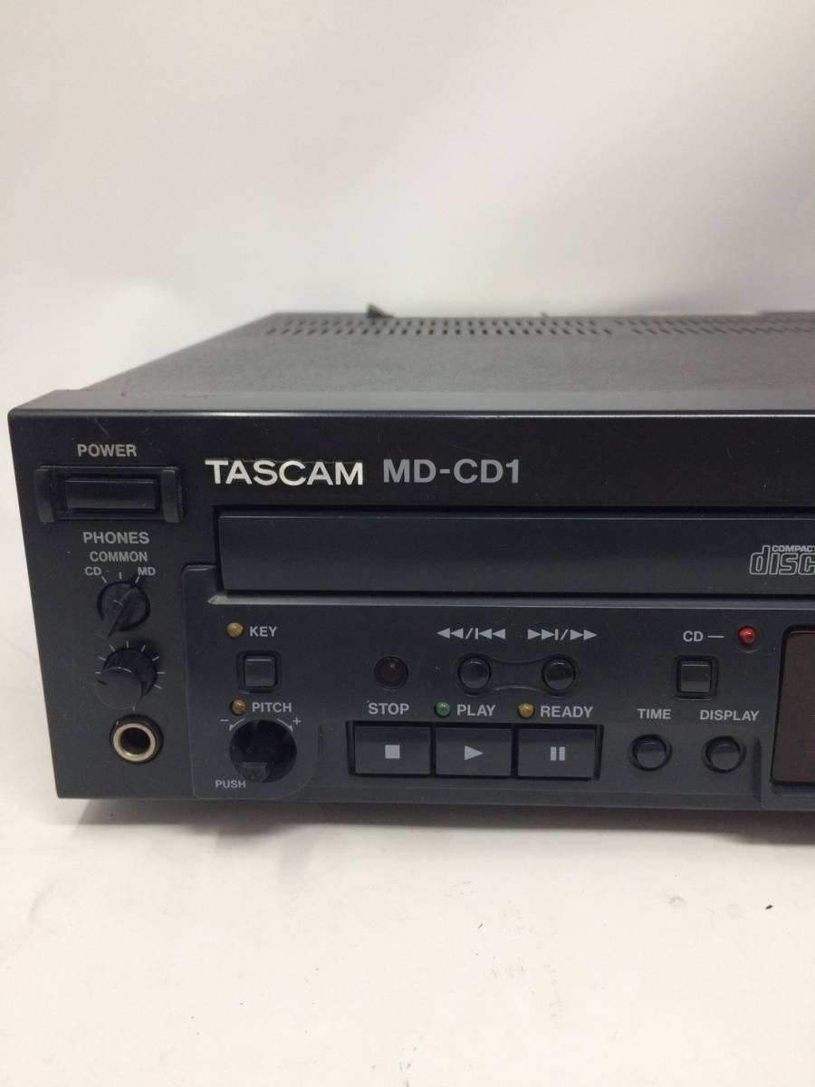  1日元〜◆◇○○TASCAM TASCAM MD / CD組合卡座/播放器MD-CD 1 原文: 1円～◆◇○○TASCAM タスカム MD/CDコンビネーションデッキ/プレーヤー MD-CD1