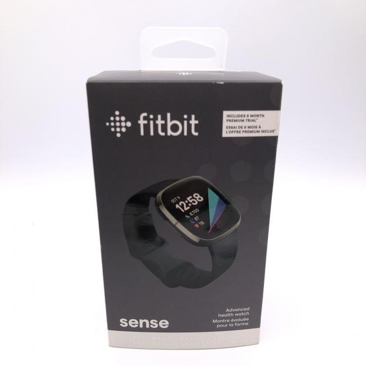 【中古】Fitbit Sense GPS搭載 FB512BKBK-FRCJK 付変ヘベルト2種セット[240006461363]