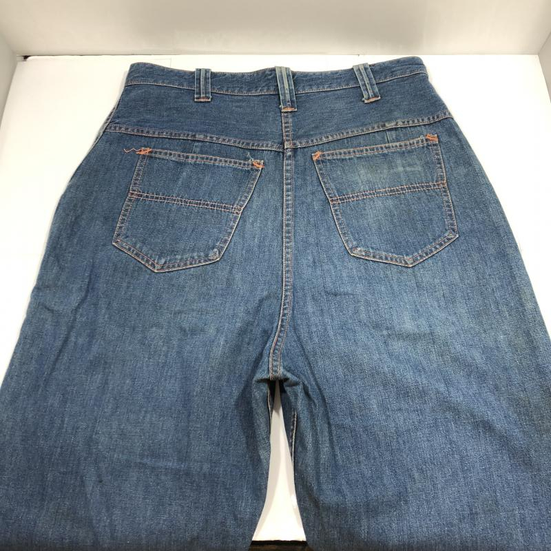 【税込】 【中古】リペア有 VINTAGE ビンテージ 60s デニムランチ