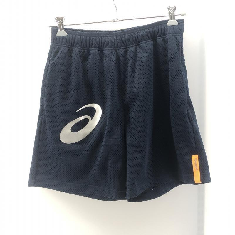 専門店では 【中古】ballaholic×asics MESH ZIP SHORTS XL ネイビー