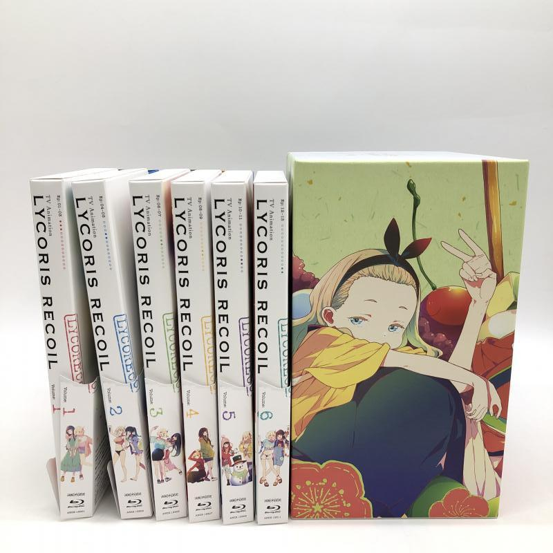 中古】set Blu-ray リコリス・リコイル 全6巻+収納BOXセット Blu-ray
