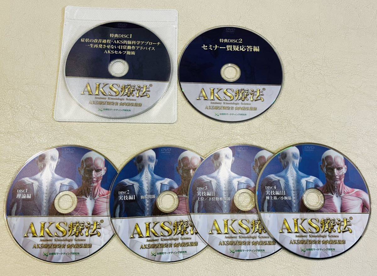 24時間内発送【6枚組】山内義弘 AKS療法(R)痛み消失の絶対方程式 24時間内発送【6枚組】山内義弘 AKS療法(R)痛み消失の絶対方程式