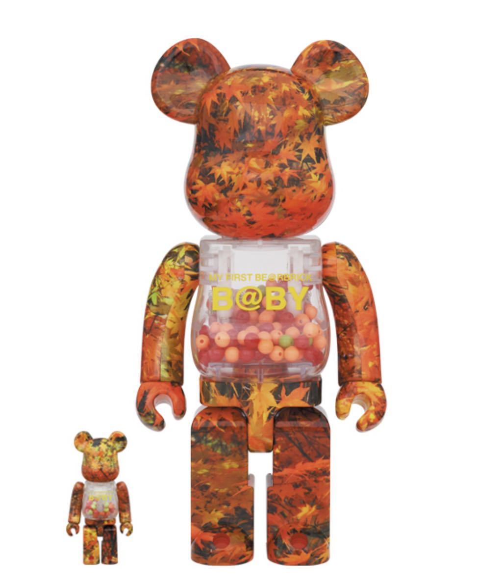 BE@RBRICK B@BY AUTUMN LEAVES 100％ & 400％