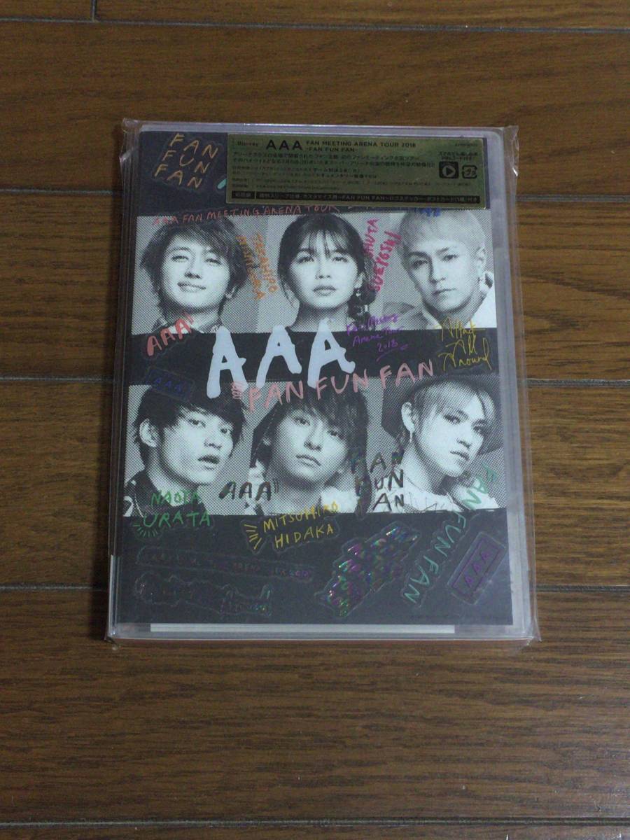 AAA FAN MEETING ARENA TOUR 2018～FAN FUN FAN～ Blu-ray ブルーレイ　初回限定盤 新品未開封_画像1
