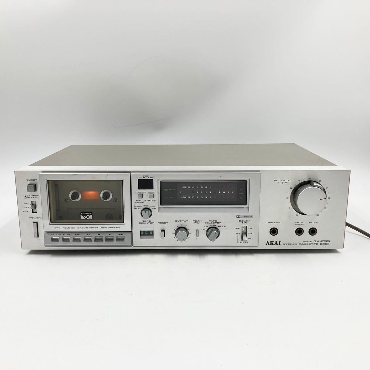 アカイ AKAI ステレオ カセットデッキ GX-F35 | www