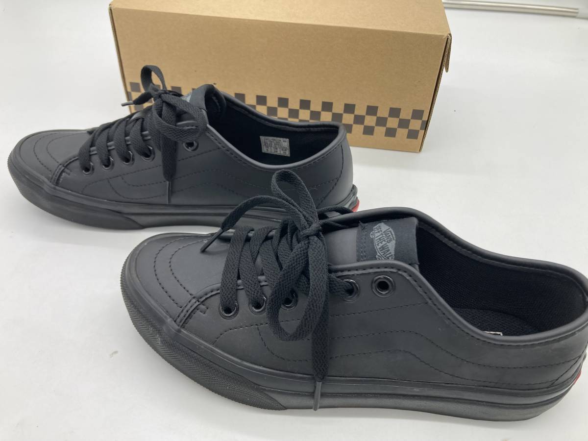 VANS ヴァンズ V40CL+DECON WR WALBER WR 24.0cm BLACK 黒 スニーカー 靴 箱付_画像6