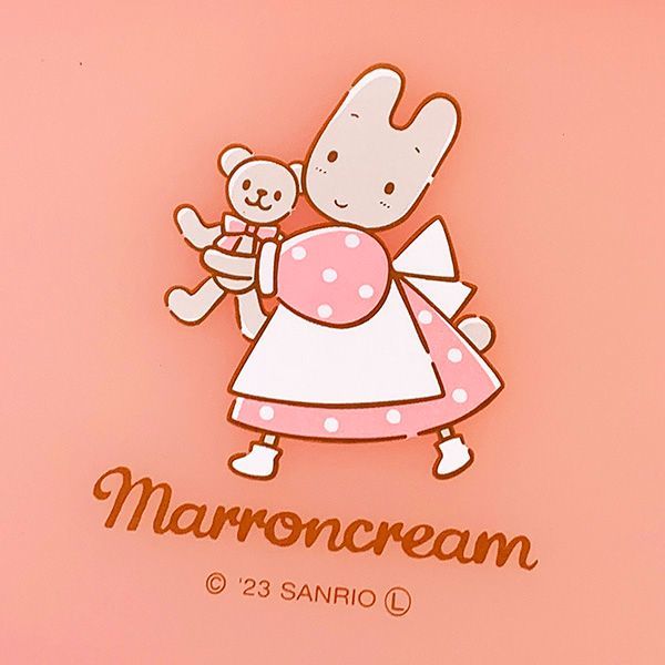 Sanrio marron cream FLAPPO Sanrio character z pouch pink pass case coin case 