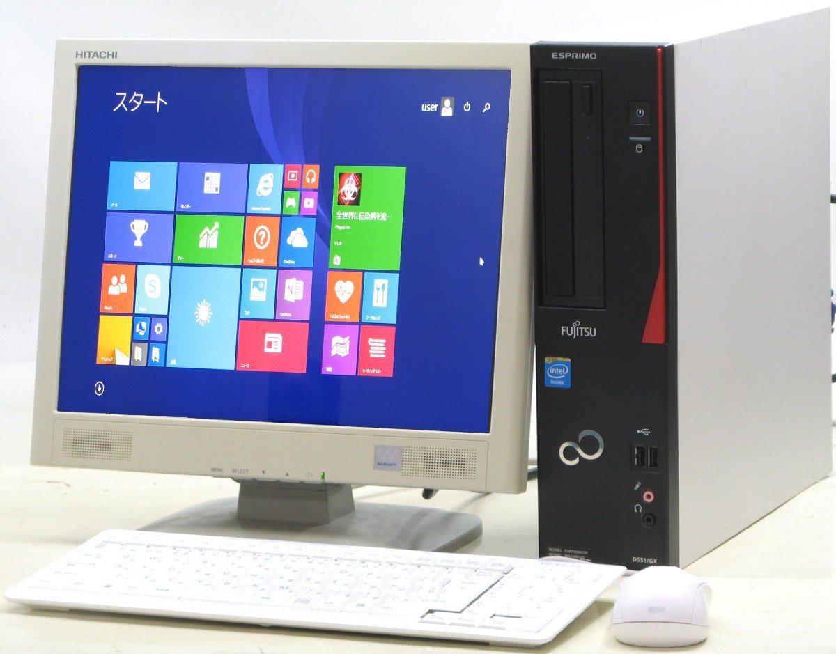 100%本物 正規Microsoft 64bit Pro 7 Windows 中古パソコン Office