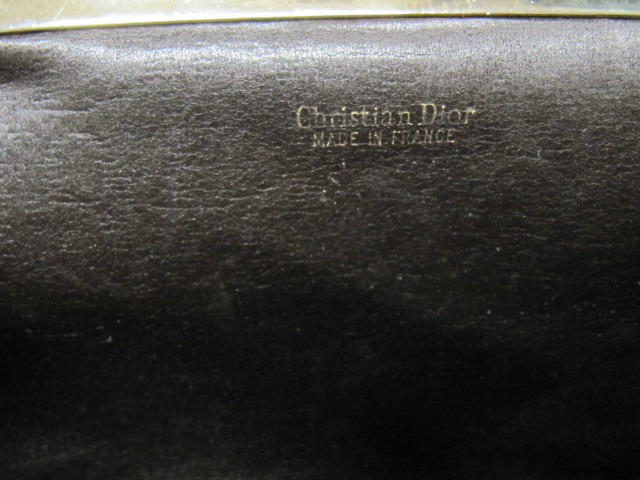 美品!Christian Dior がま口 クラッチバッグ トロッター 柄 美品!Christian Dior がま口 クラッチバッグ トロッター 柄