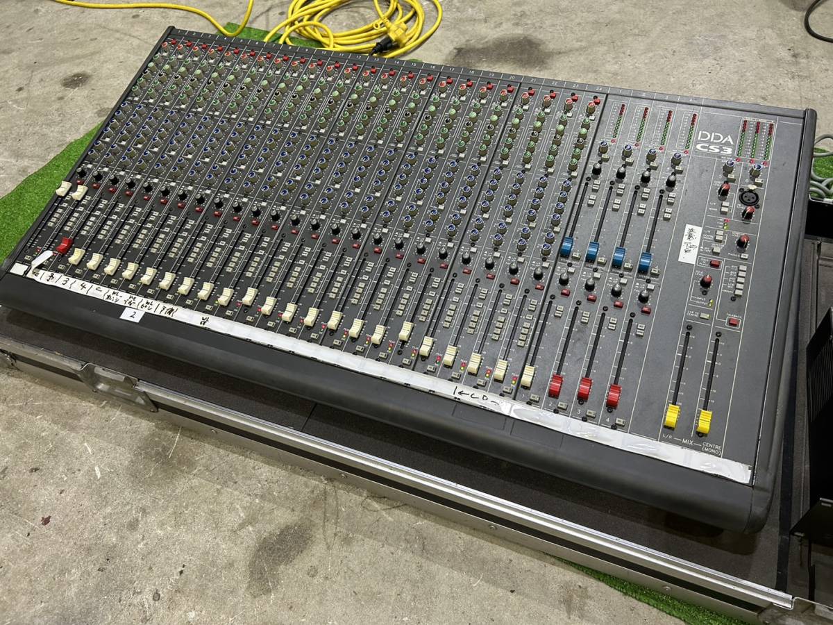 (S787)DDA CS3 CHANNEL AUDIO MIXING DDA PSI 2835 hard case electrification only verification OK