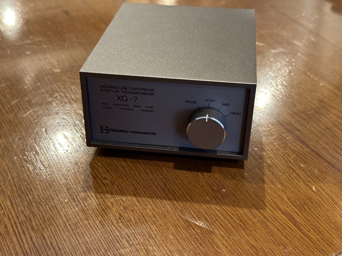 貴重 fidelity research XG-7 MC 昇圧トランス フィデリティ 貴重 fidelity research XG-7 MC 昇圧トランス フィデリティ