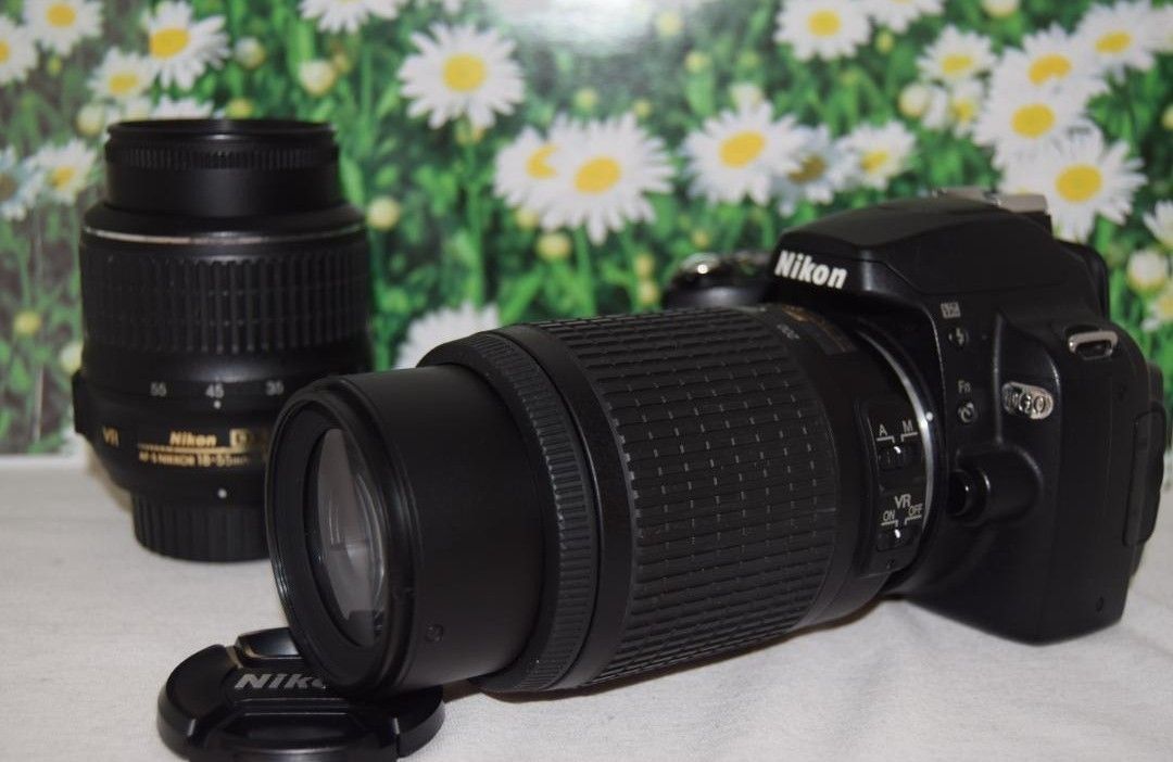 初心者向け美品セット Nikon ニコン D60 一眼レフカメラ ダブルレンズ 