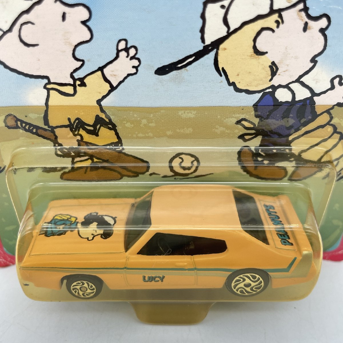  Snoopy PEANUTS DIE CAST minicar RACING CHAMPIONS LUCY yellow car retro collection Peanuts miscellaneous goods Lucy [ road comfort Sapporo ]