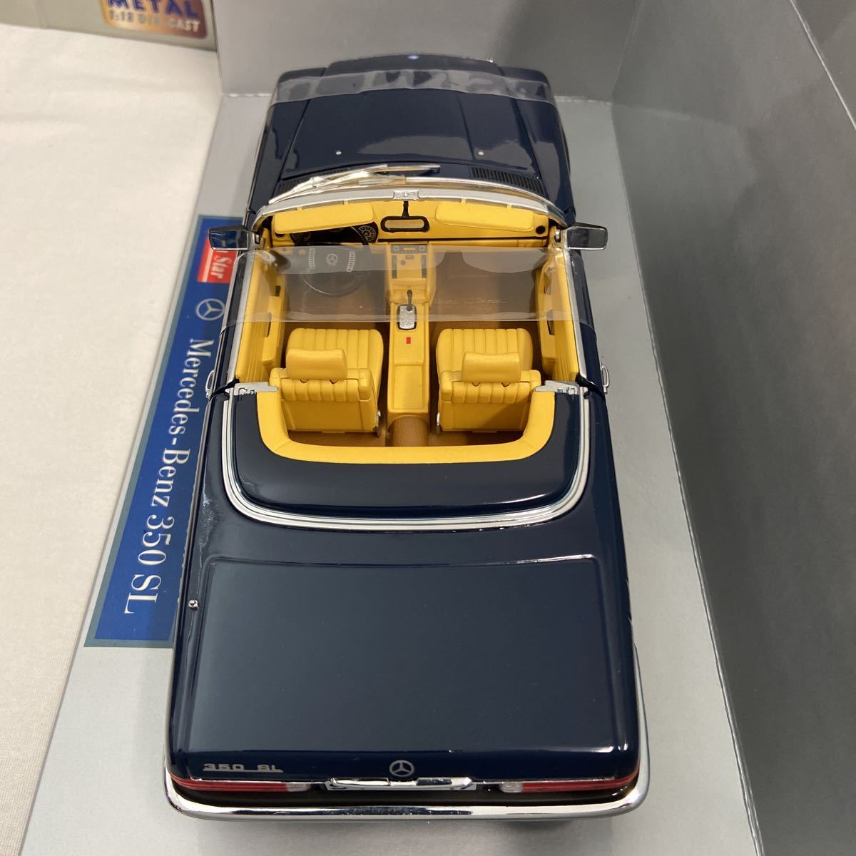 Sun Star 1/18 Mercedes Benz 350SL サンスター メルセデスベンツ SLクラス R107 クラシックカー ミニカー モデルカー 検索 300 SL_画像9