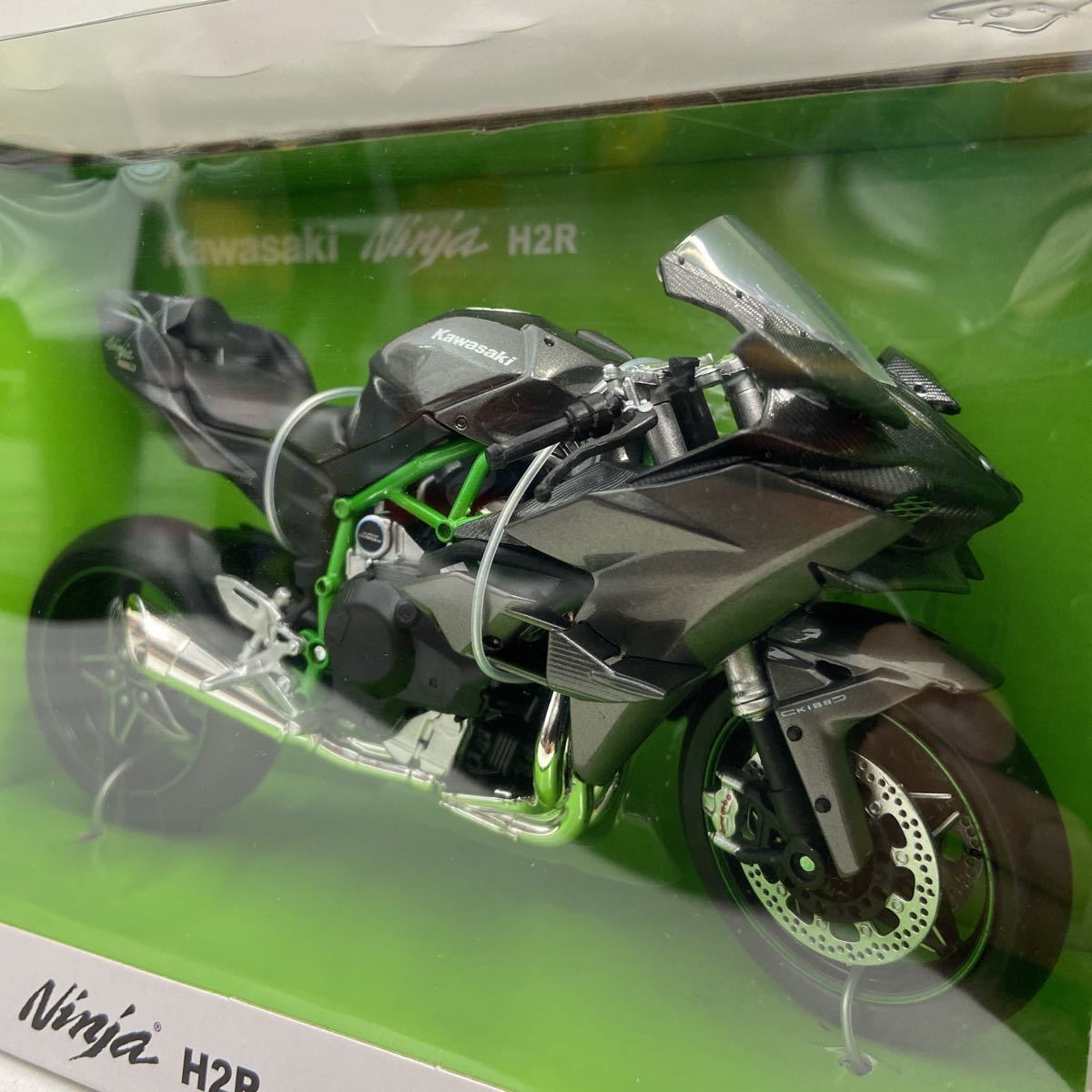 アオシマ 1/12 Kawasaki Ninja H2R スカイネット カワサキ ニンジャ 完成品 バイク ミニカー TOP GUN Tom Cruise トップガン トムクルーズの画像2