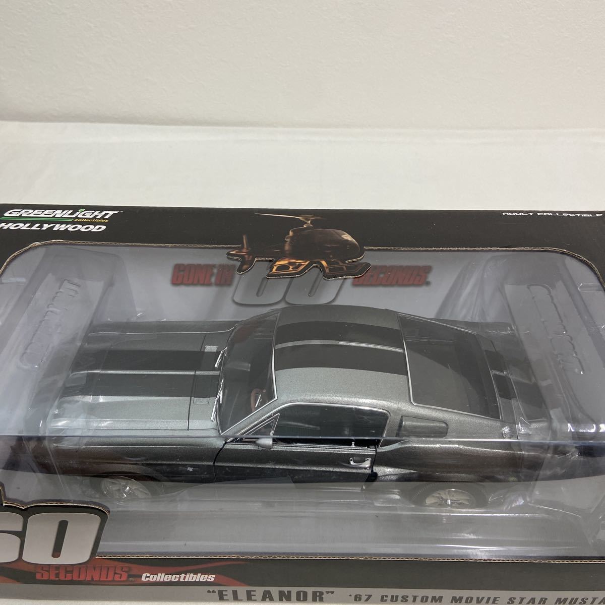 GREENLIGHT 1/18 GONE IN 60 SECONDS ELEANOR 1967年 SHELBY FORD MUSTANG GL 映画60セカンズ 劇中車 マスタング エレノア ミニカー_画像6