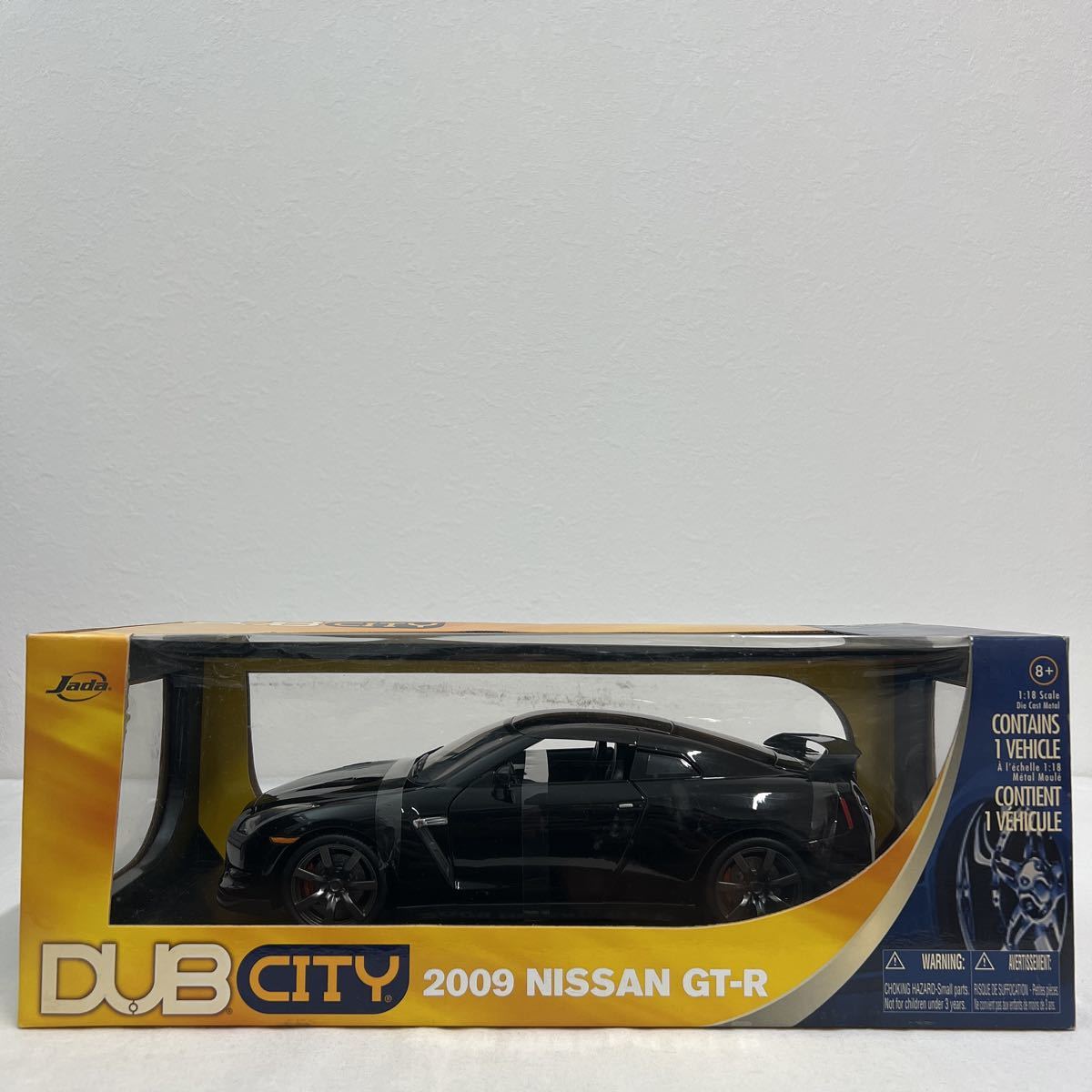 Jada toys 1/18 DUB CITY 2009 NISSAN GT-R R35 Black 日産 ブラック ミニカー モデルカー_画像1