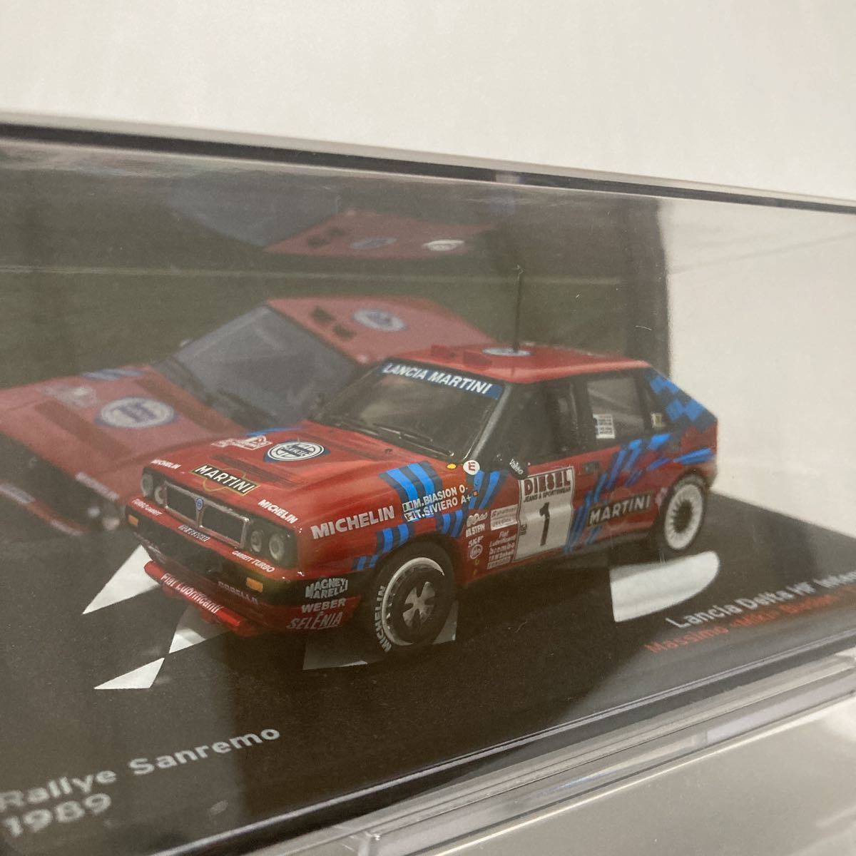 デアゴスティーニ ラリーカーコレクション 1/43 Lancia Delta HF Integrale 16V #1 ランチア デルタ インテグラーレ ミニカー サンレモ_画像3