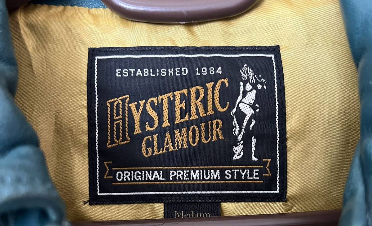 HYSTERIC GLAMOUR ヒステリックグラマー 希少 本革 羊革 レザー