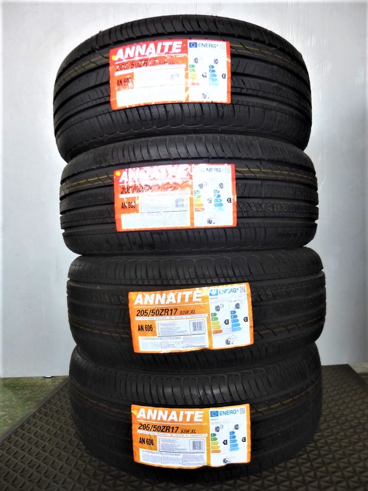 【新古品】ANNAITE AN606 205/50R17 93W XL☆2021年製☆4本セット☆処分特価！！_画像1